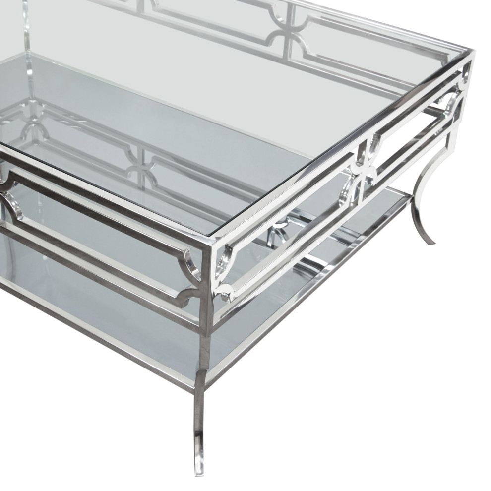 Avalon Cocktail Table  Gray   Contemporary   Coffee Tables   by AMOC  Houzz