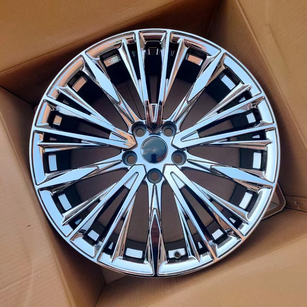 [Forged] Customized forged wheels 18 19 20 inch rims polished chrome wheel in Stock for Alphard Toyota