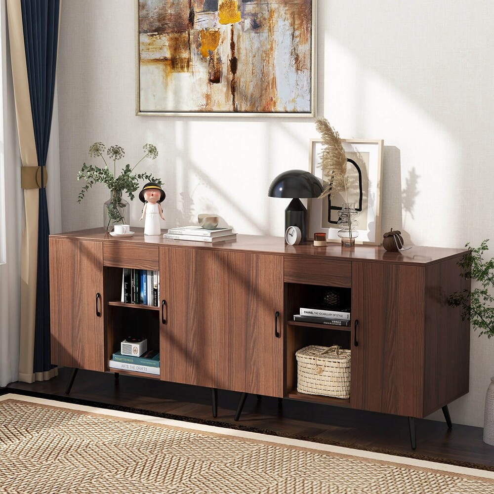 Costway Buffet Sideboard Cabinet Wine Bar Cabinet with Drawer     See Details