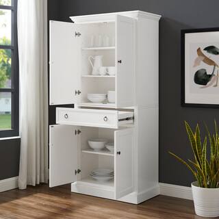 CROSLEY FURNITURE Winston White Storage Pantry KF33026WH