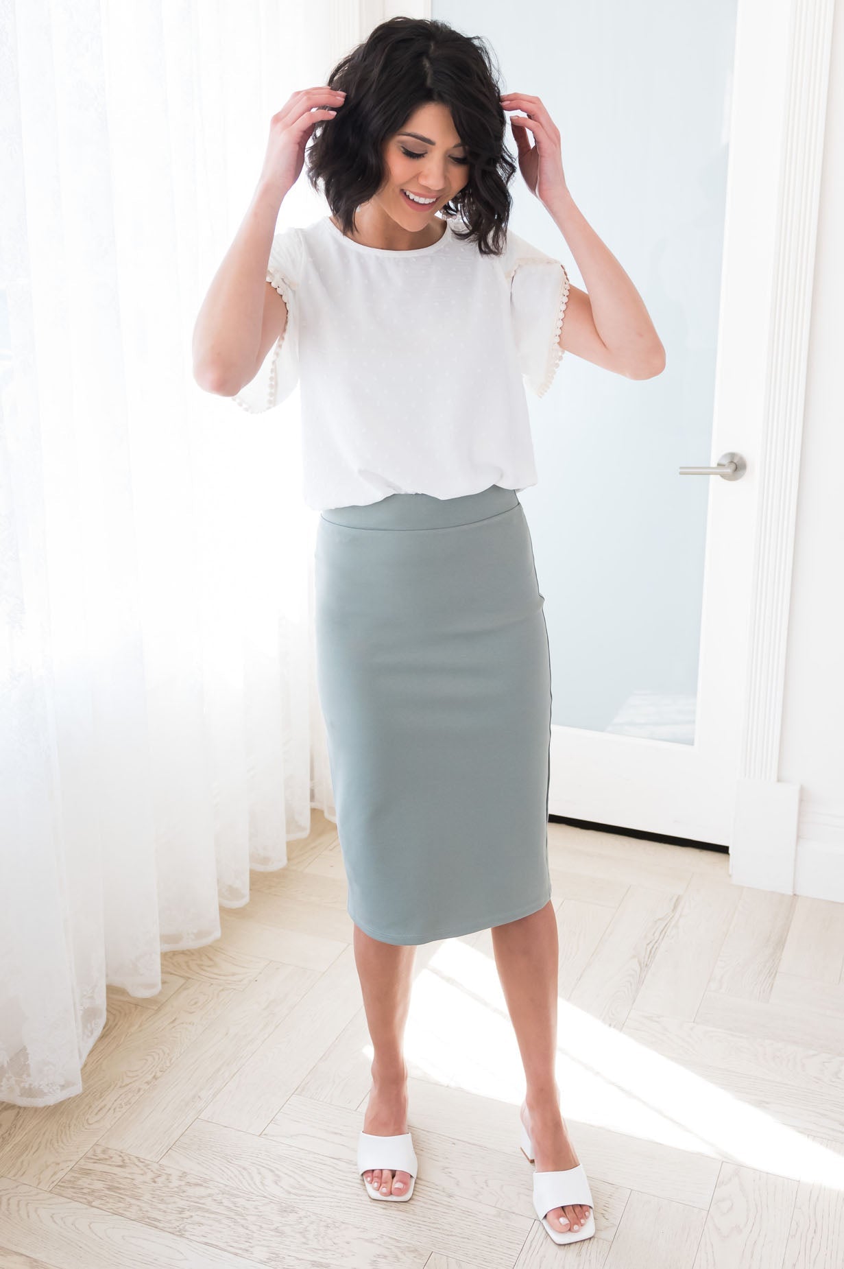 Perfect Fit Modest Pencil Skirt