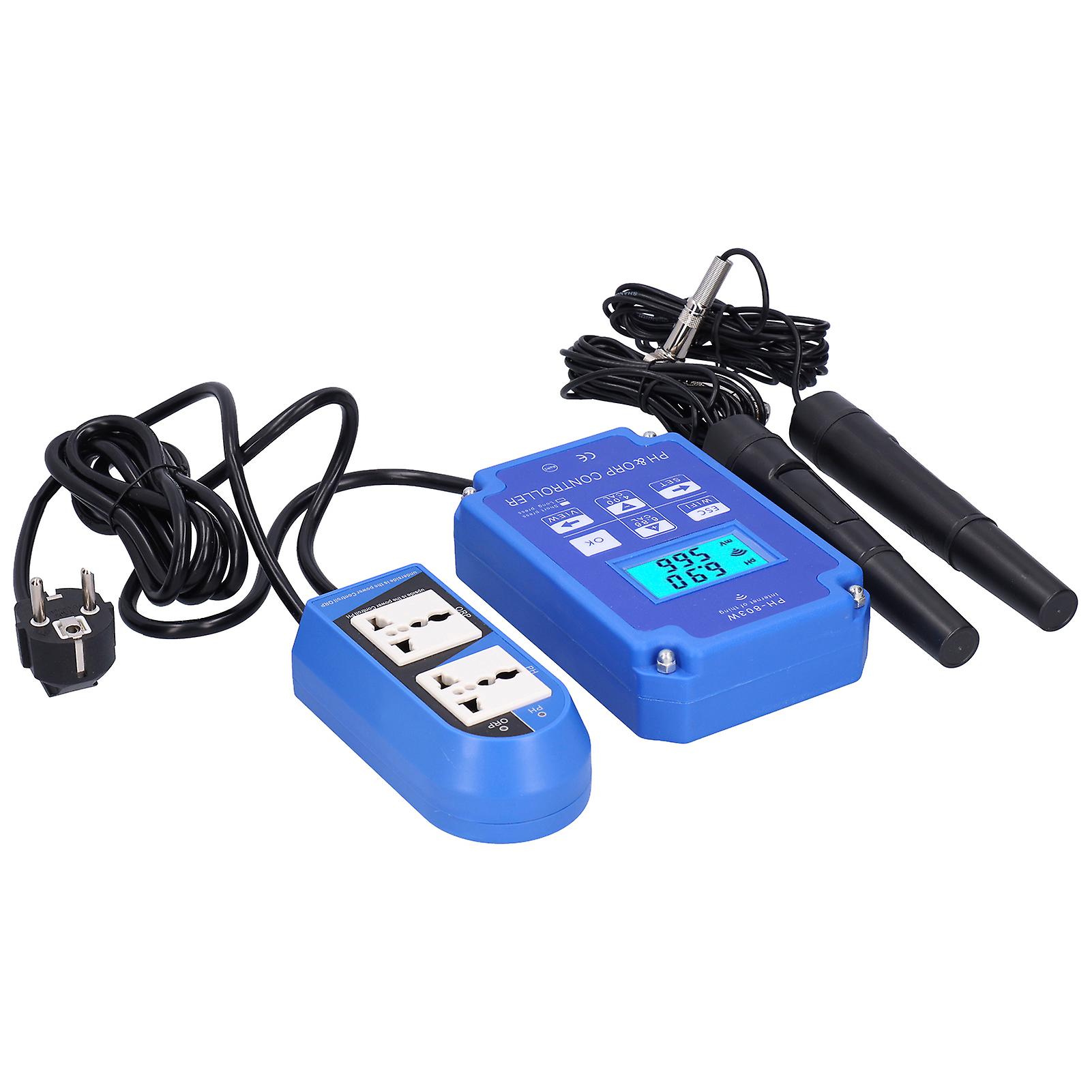 Ph803w Ph Orp Controller Acidity Alkalinity Controller Water Quality Monitoring Tooleu Plug 250v