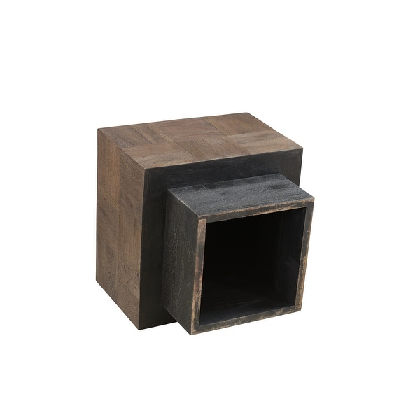 Caden Modern Solid Wood Side Table