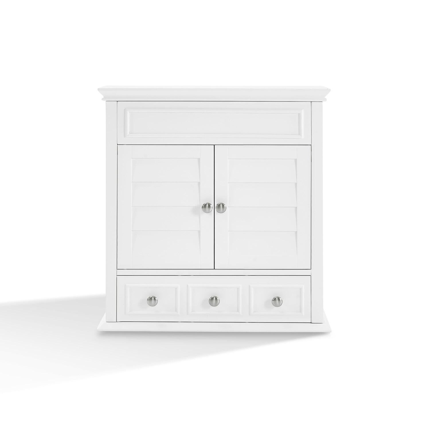 Crosley Lydia Wall Cabinet-Color:White