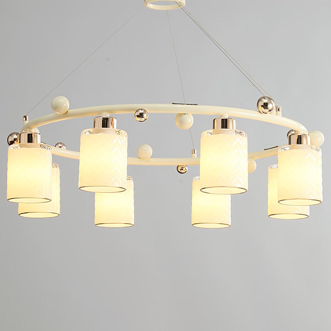 Ring Glass Cup Chandelier