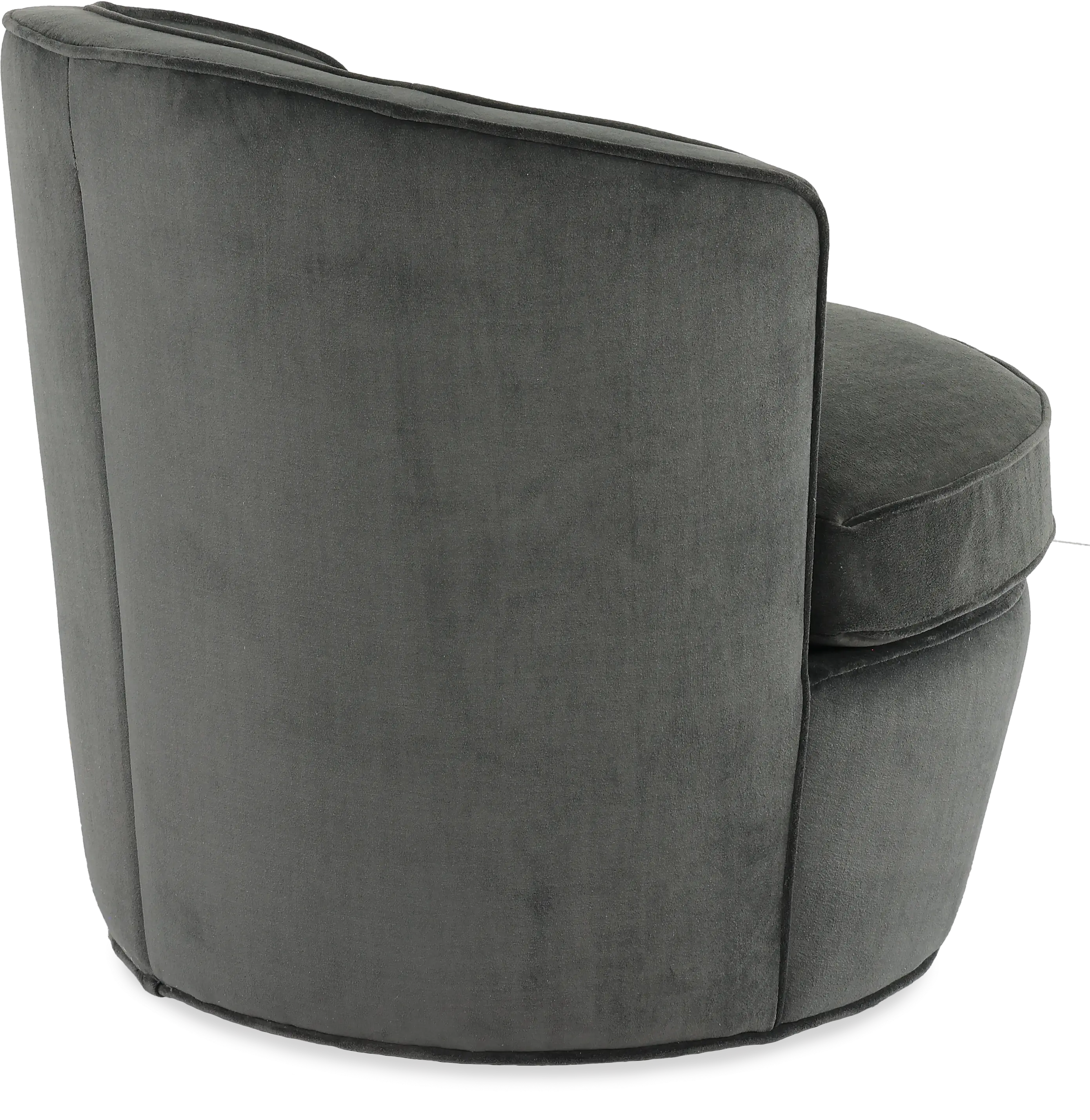 Julia Pewter Gray Swivel Accent Chair