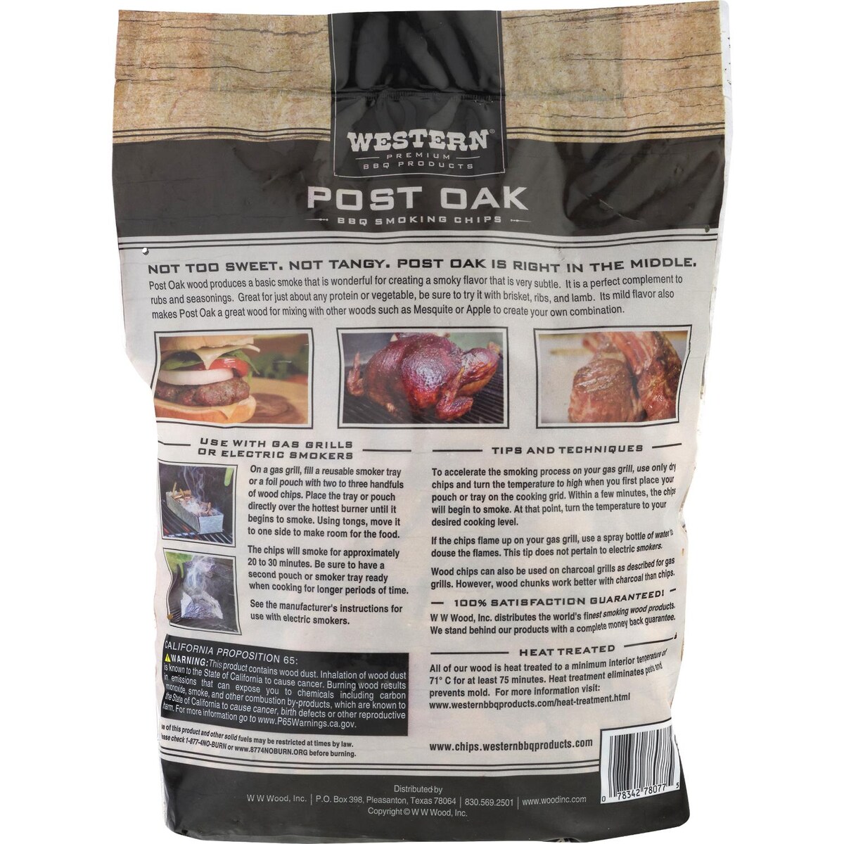 Western Oak BBQ Smoking Chips (180 Cu. In.)