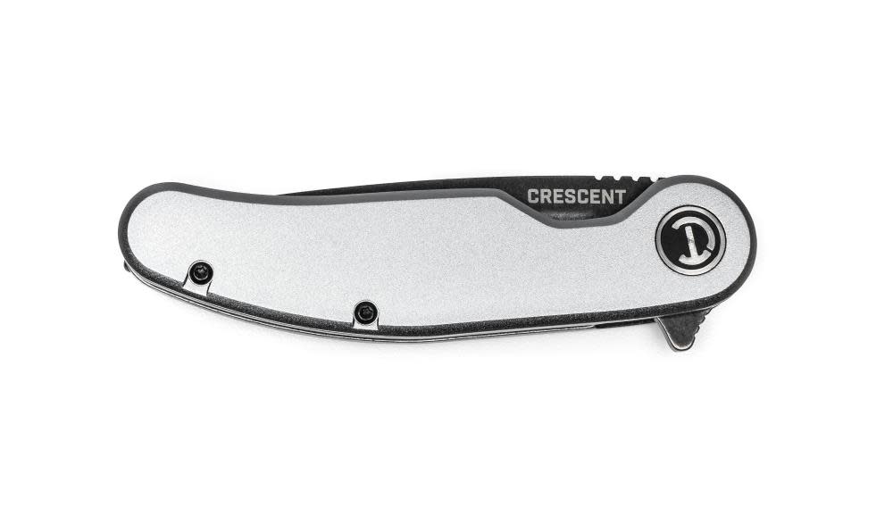 3-1/4 Drop Point Aluminum Handle Pocket Knife