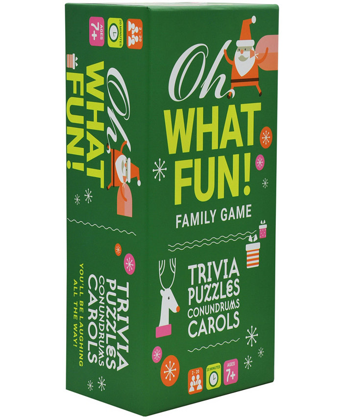 Project Genius Oh What Fun Holiday  Family  Party  Trivia Game Solve Christmas Trivia And Puzzles