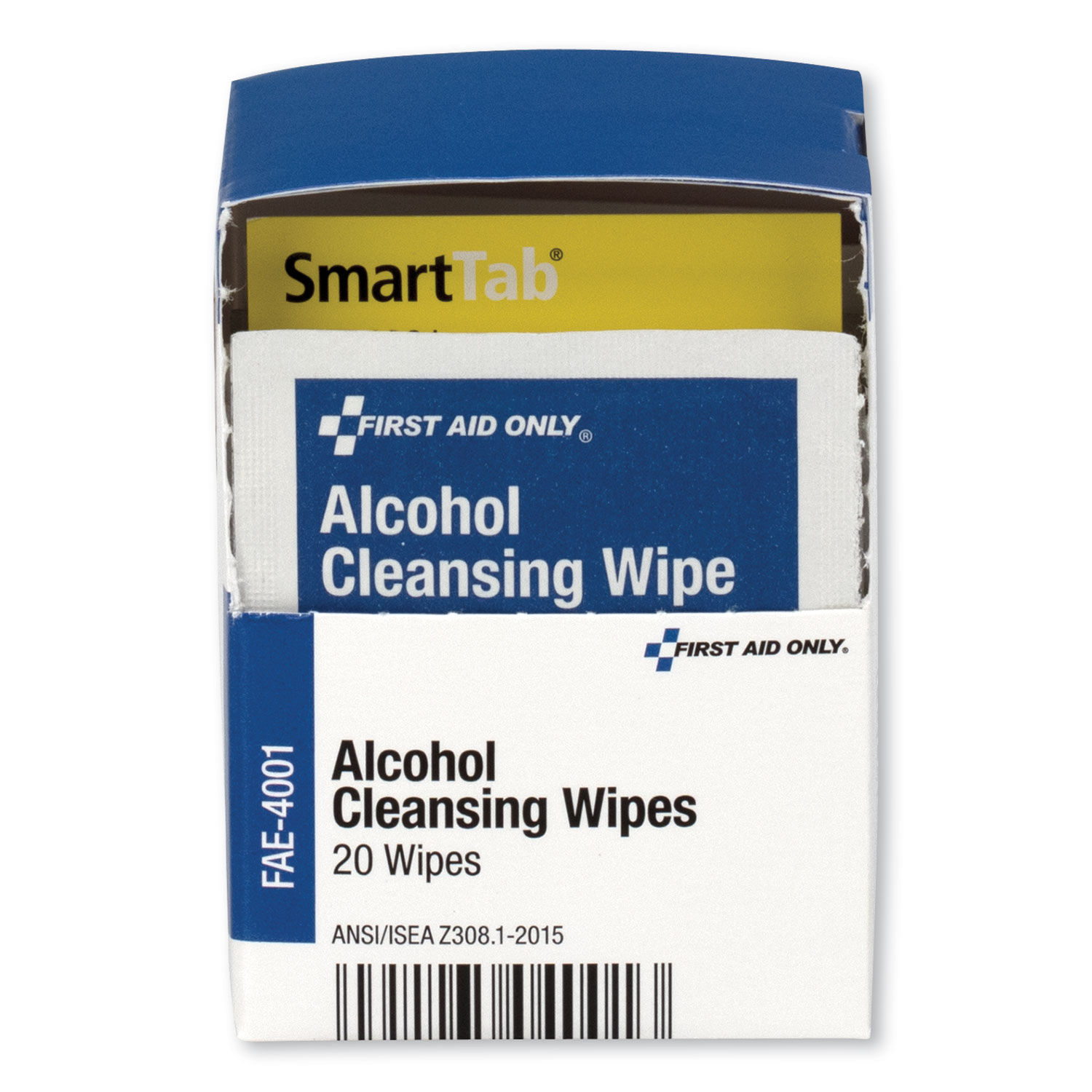 SmartCompliance Alcohol Cleansing Pads by First Aid Onlyandtrade; FAOFAE4001