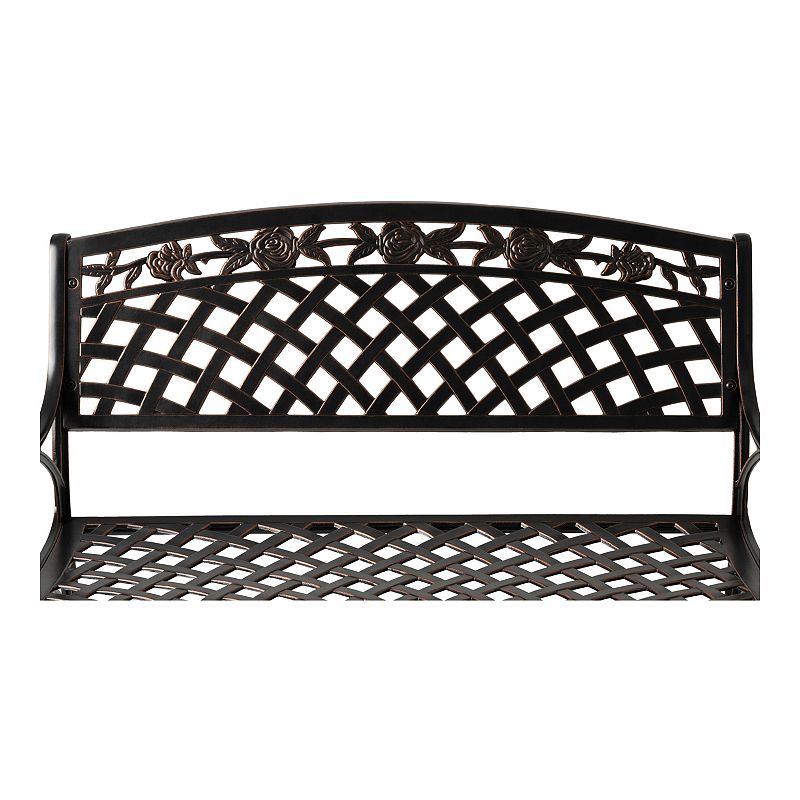 Patio Sense Scarlet Outdoor Bench