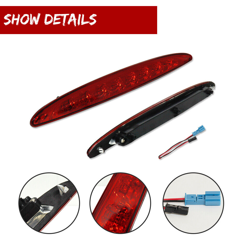 GTINTHEBOX Red LED Rear Third 3rd Brake Stop Light Lamp For 2002-2006 Mini Cooper R50 R53