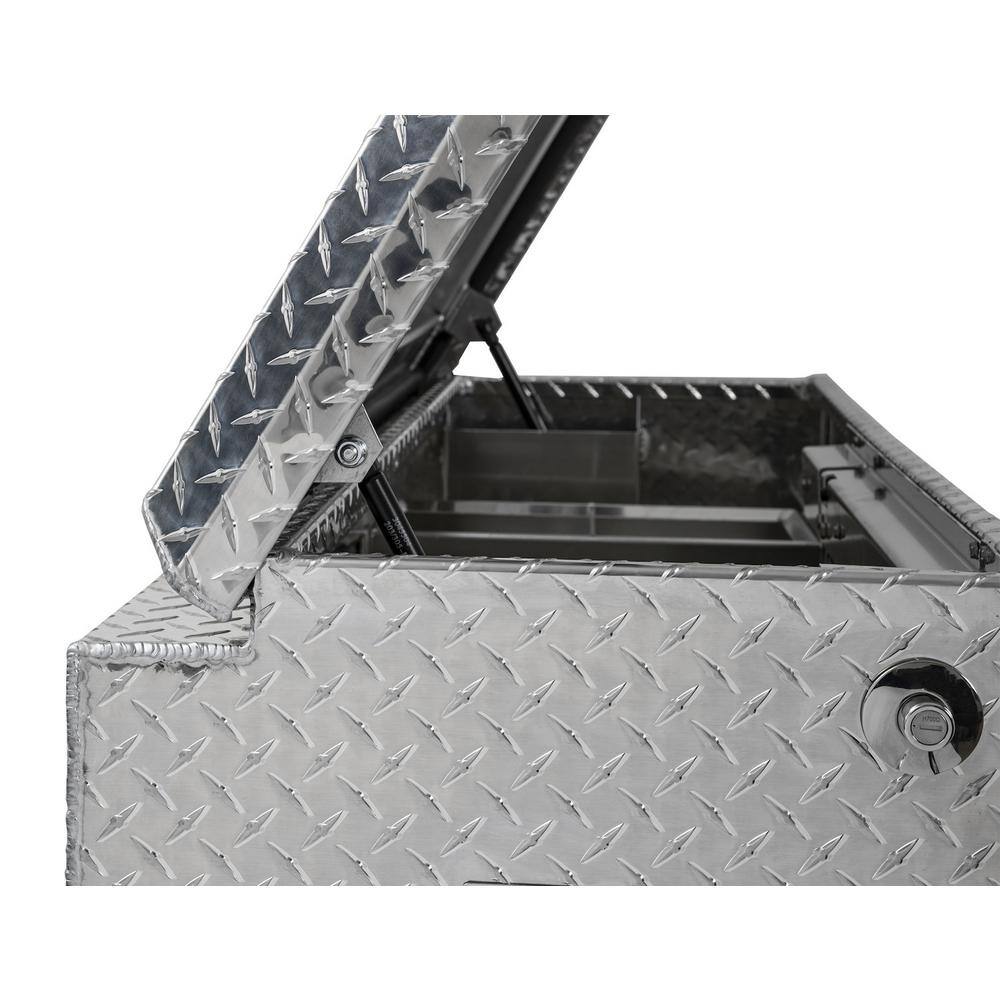 Buyers Products Company 19 in. x 20 in. x 47 in. Diamond Plate Tread Aluminum All-Purpose Chest Truck Tool Box 1712010