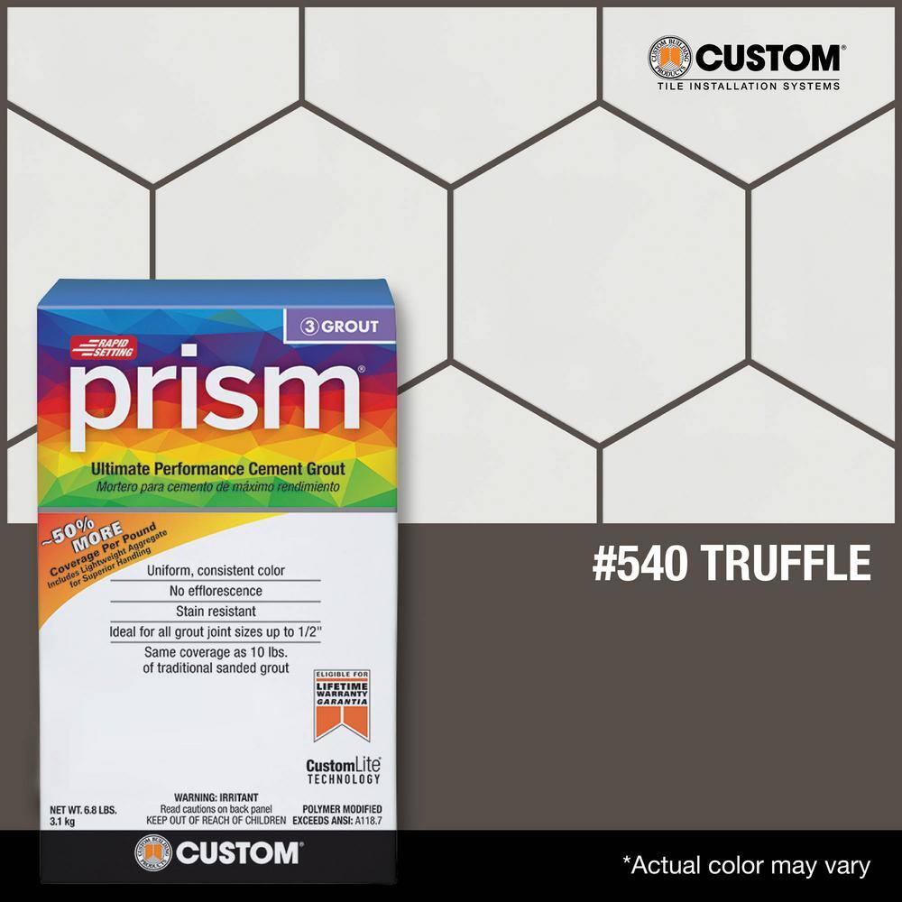 Custom Building Products Prism #540 Truffle 17 lb. Ultimate Performance Grout PG54017T