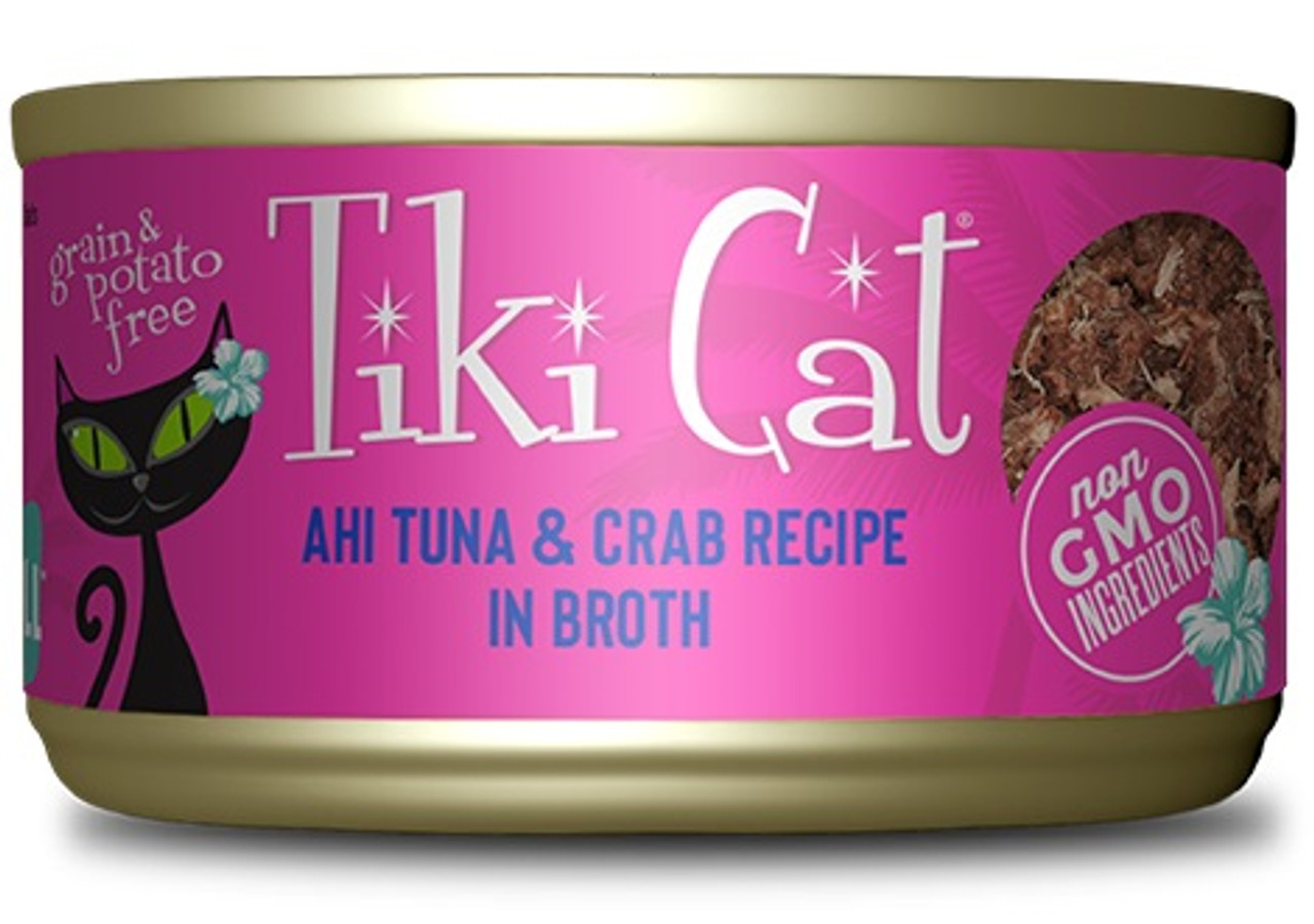 Tiki Cat Hana Grill Ahi Tuna with Crab， 2.8oz