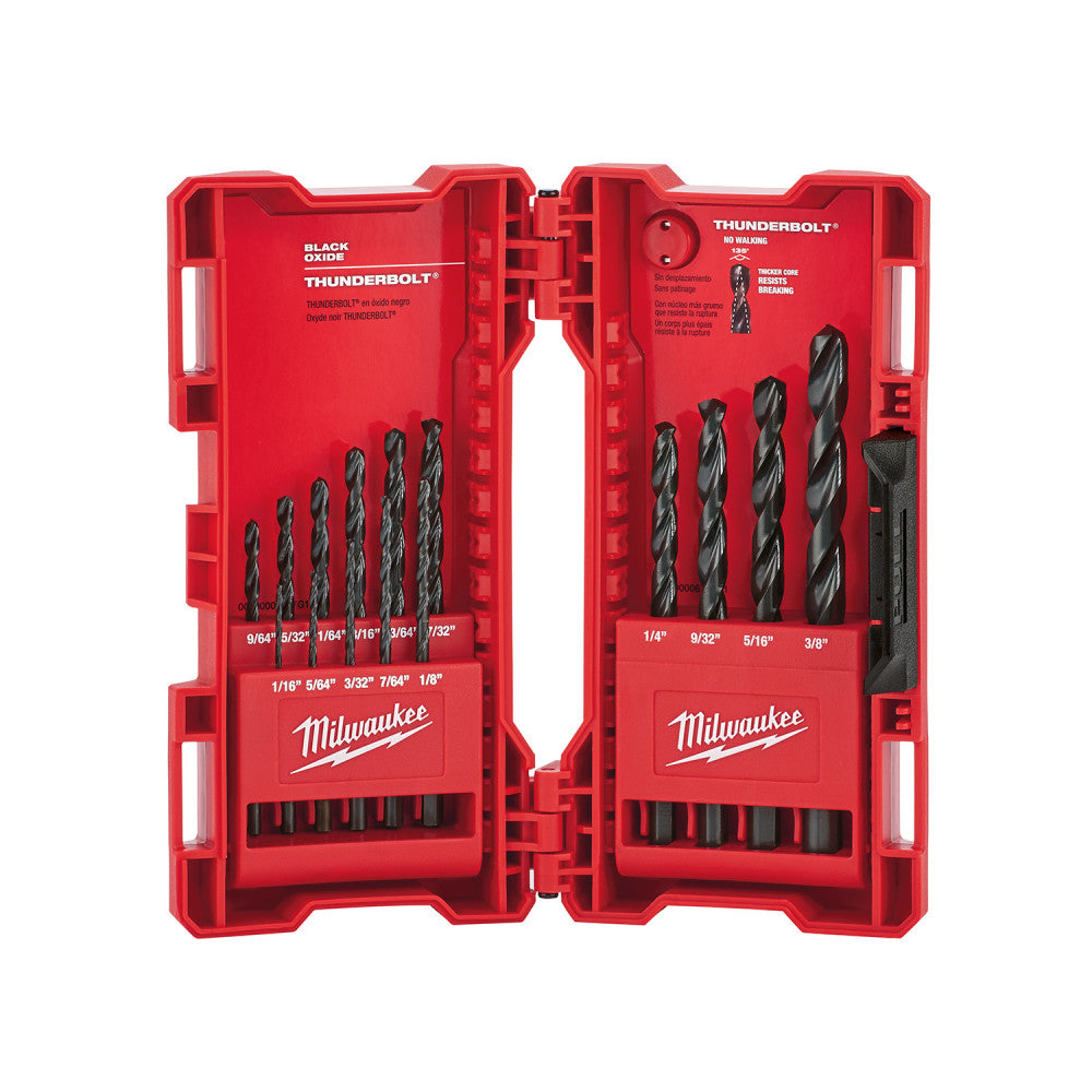 Milwaukee 15pc Thunderbolt Black Oxide Drill Bit Set 48-89-2803 from Milwaukee