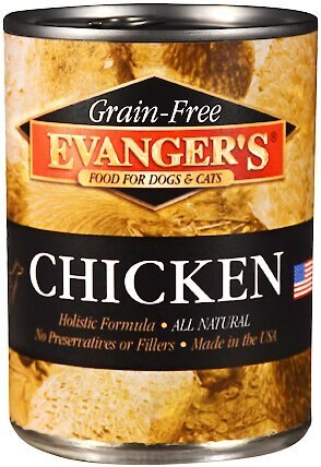 Evanger's Grain-Free Chicken Canned Dog and Cat Food