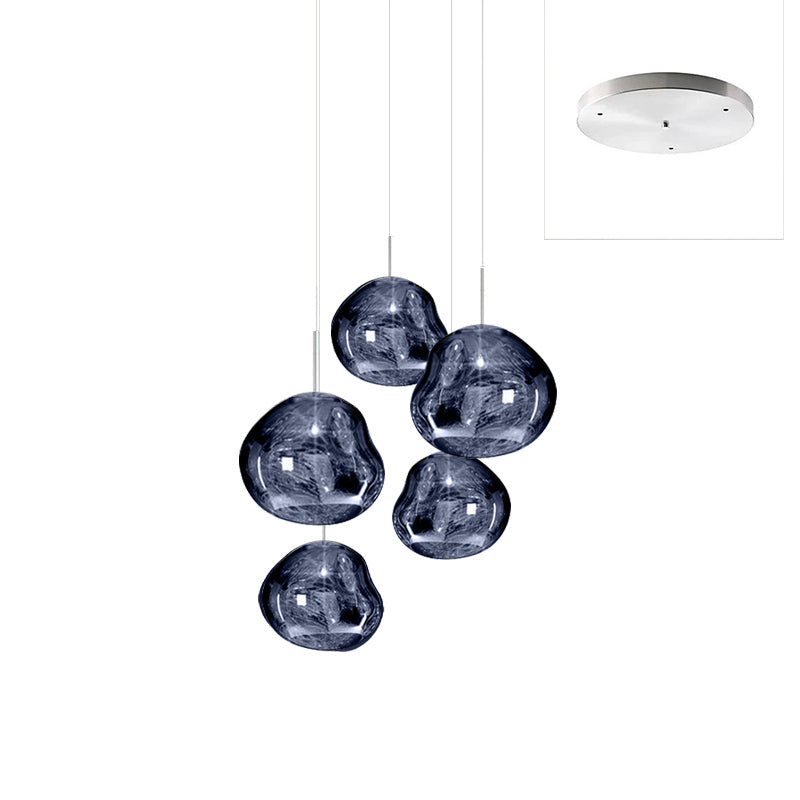 Multi Lava Round Pendant Lamp