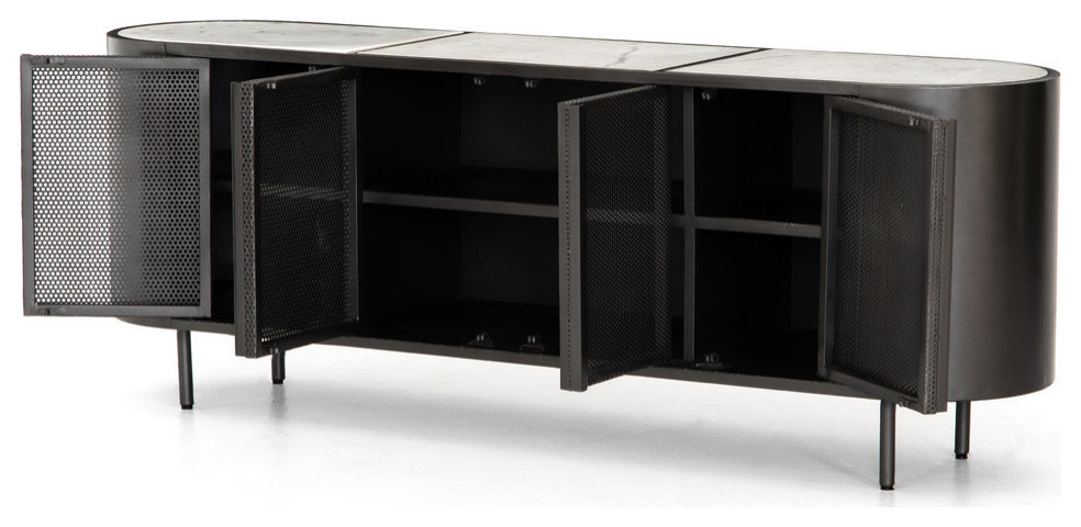 Libby Media Console   Modern   Console Tables   by The Khazana Home Austin Furniture Store  Houzz