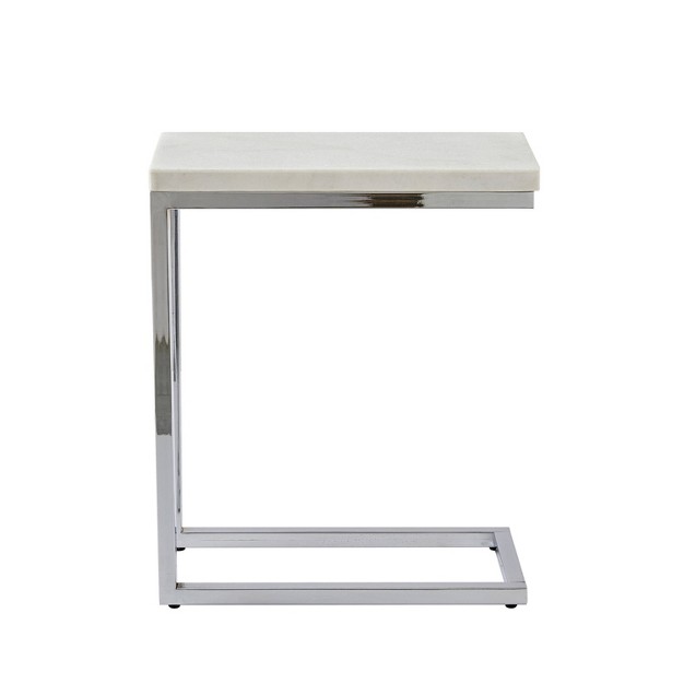 Echo Chairside Table White Steve Silver Co