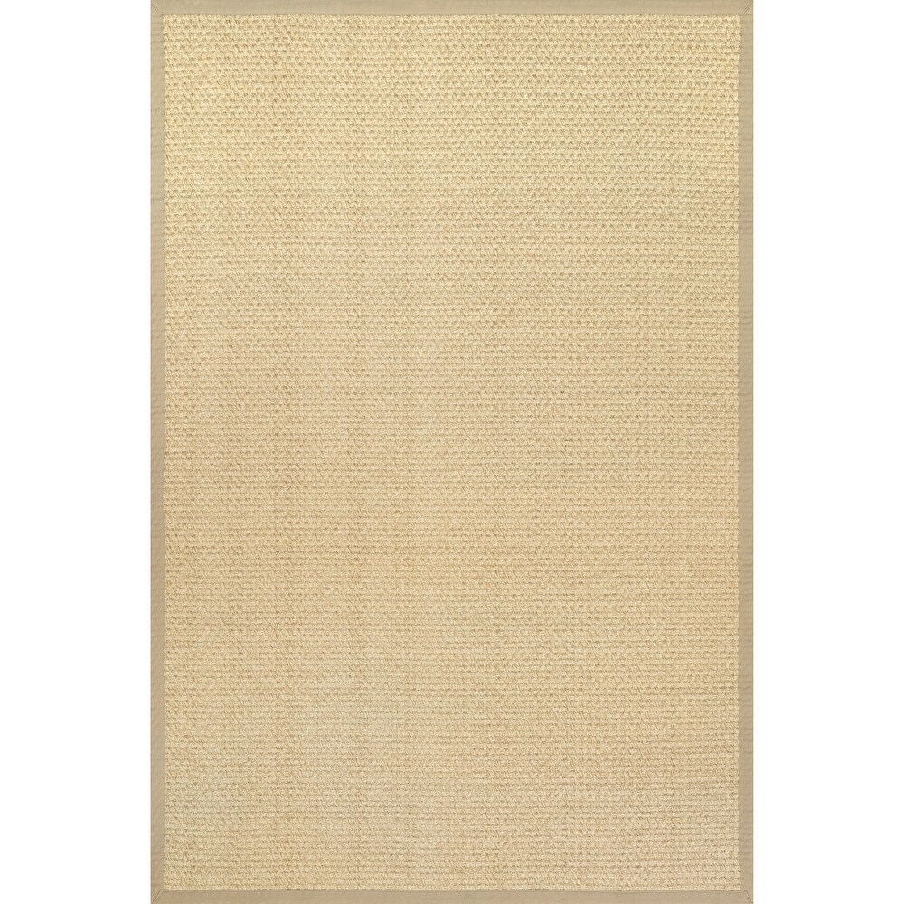 Brooklyn Rug Co Meena Faux Seagrass Bordered Indoor/Outdoor Area Rug