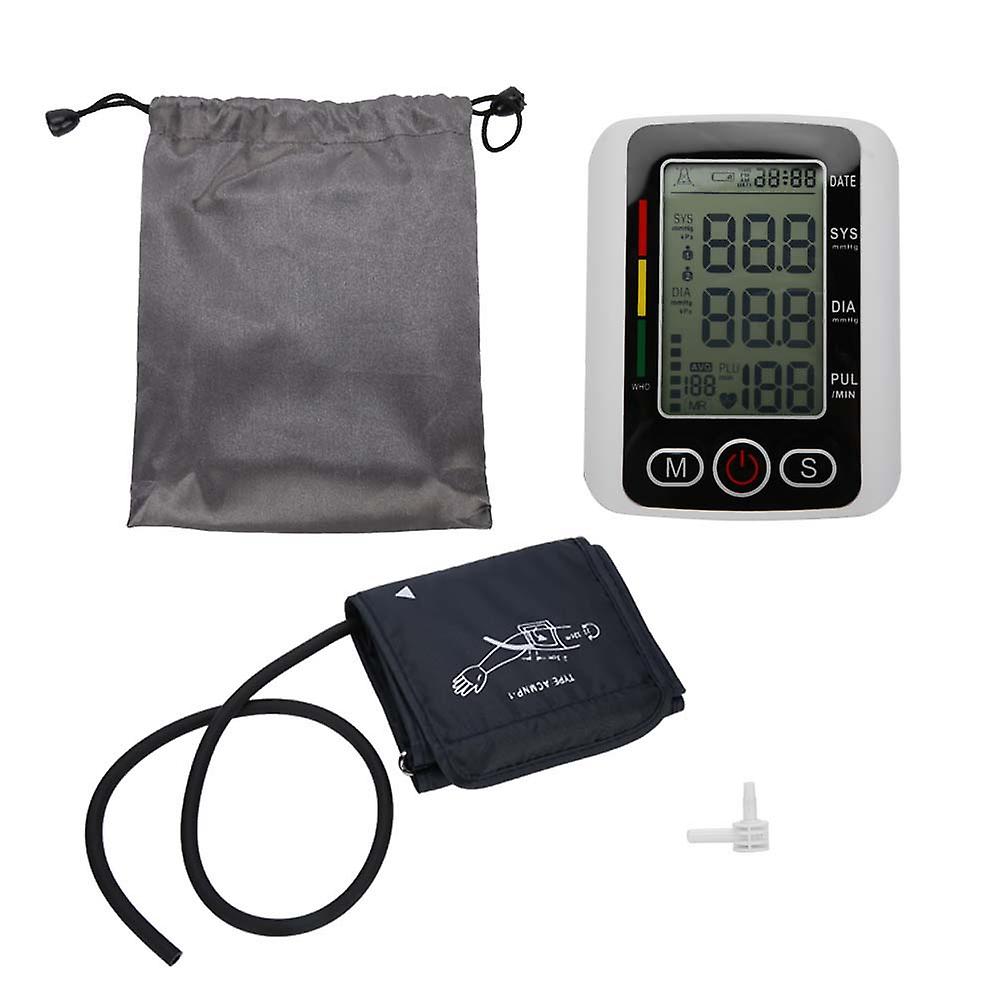 Electric Blood Pressure Monitor Digital Arm Sphygmomanometer With Voice Function