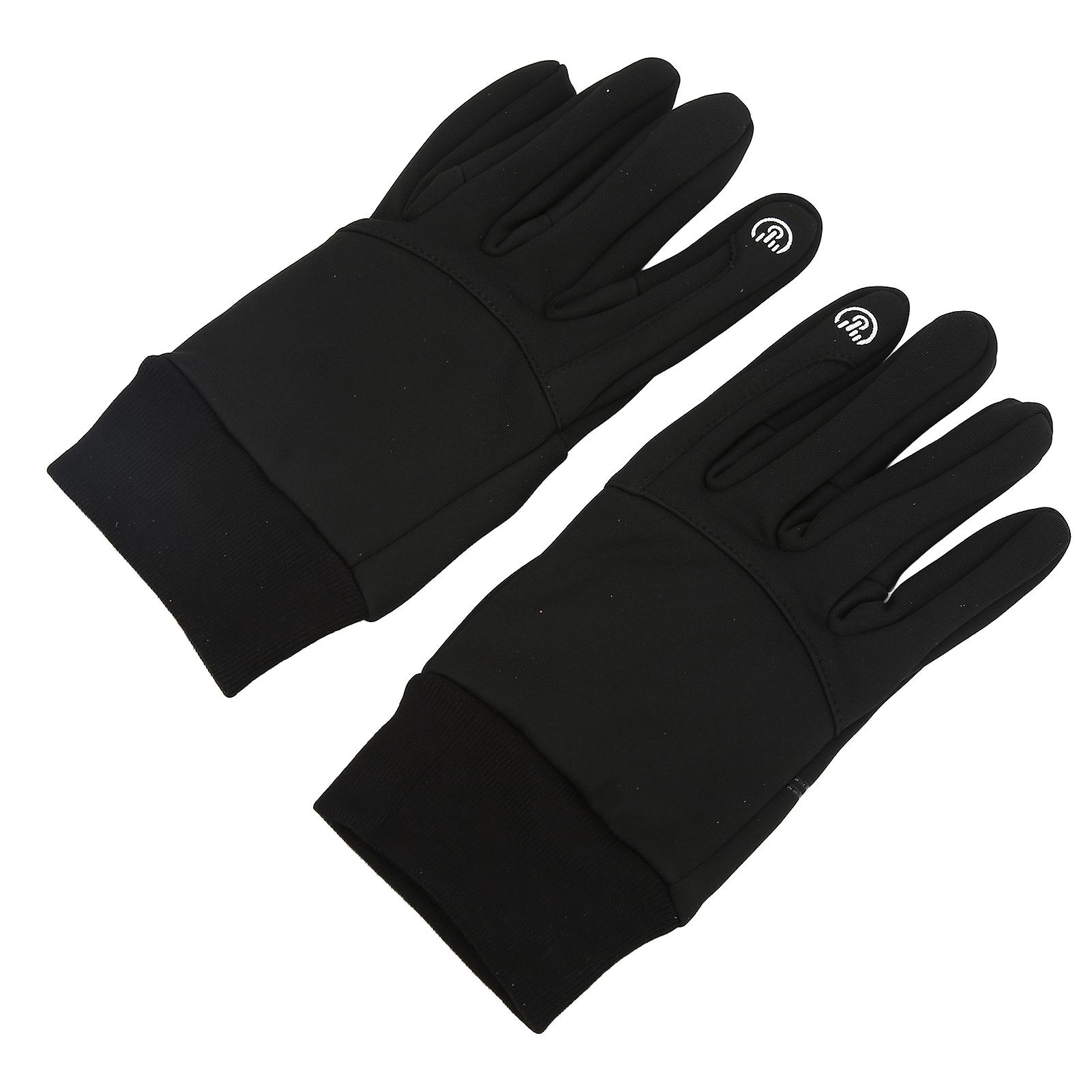 Winter Outdoor Touch Screen All Finger Gloves Antislip Windproof Fleece Warm Sports Glovesl