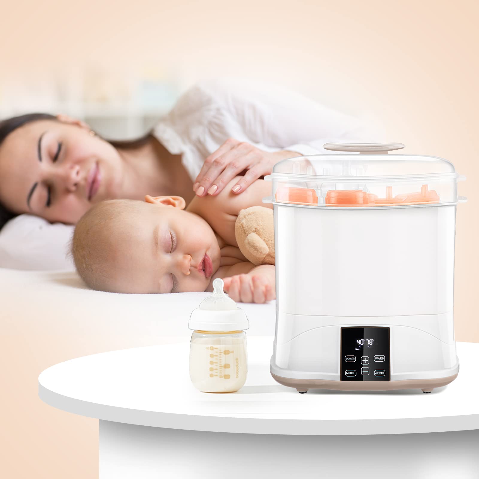 BABY JOY Baby Bottle Electric Dryer, 3-in-1 Modular Electric Dryer Machine