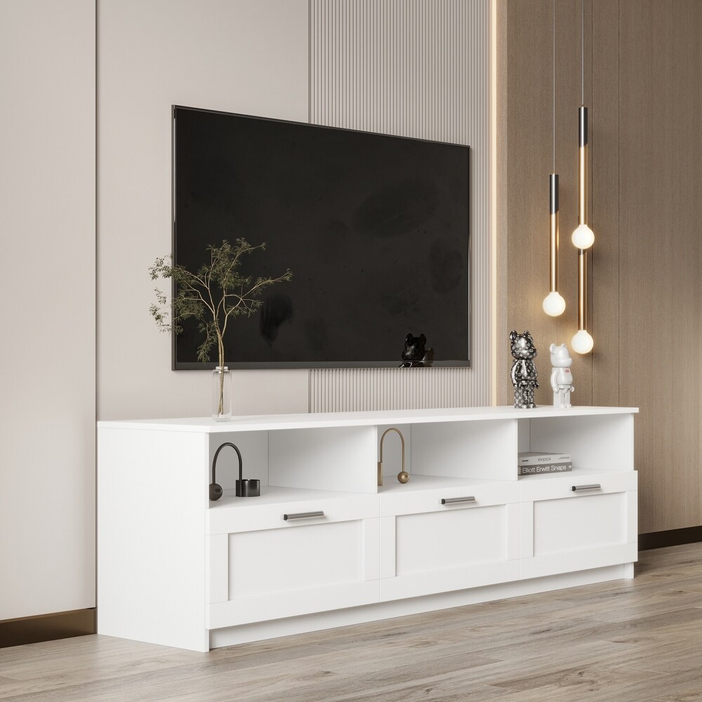 Modern minimalist TV cabinet 80 inch TV stand