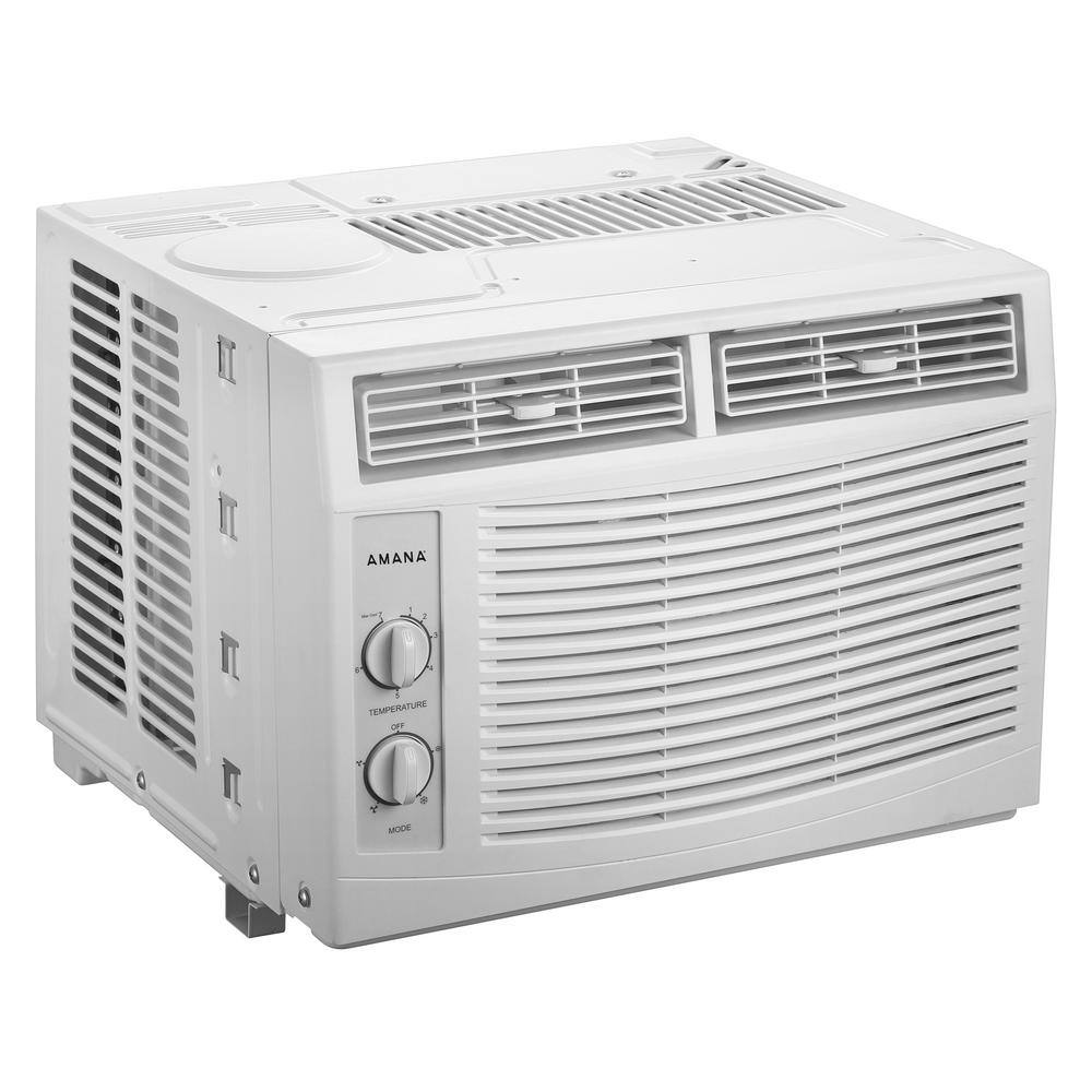 Amana 5000 BTU 115-Volt Window-Mounted Air Conditioner with Mechanical Controls AMAP050DW