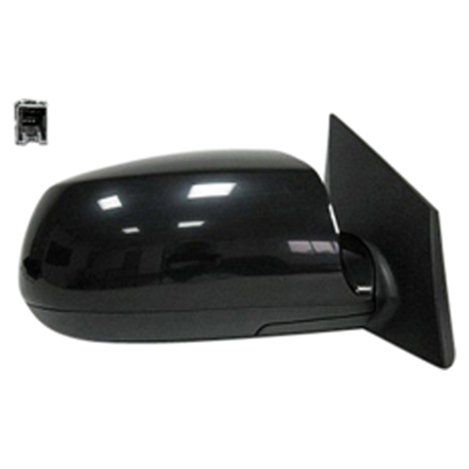 KAI New Standard Replacement Passenger Side Door Mirror， Fits 2006-2006 Kia Rio5