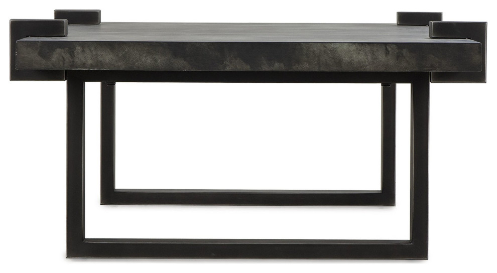 Donald Coffee Table   Industrial   Coffee Tables   by Peachtree Fine Furniture  Houzz