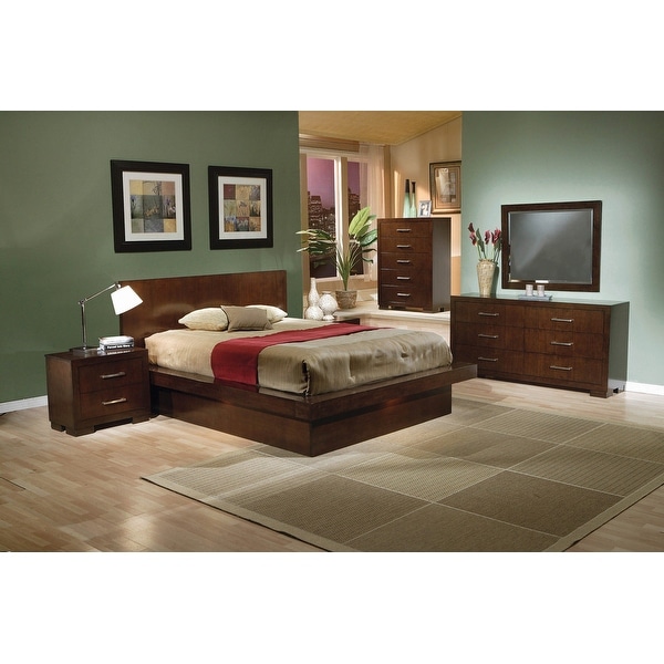 Tokyo Contemporary 4-piece Bedroom Set - - 33987887