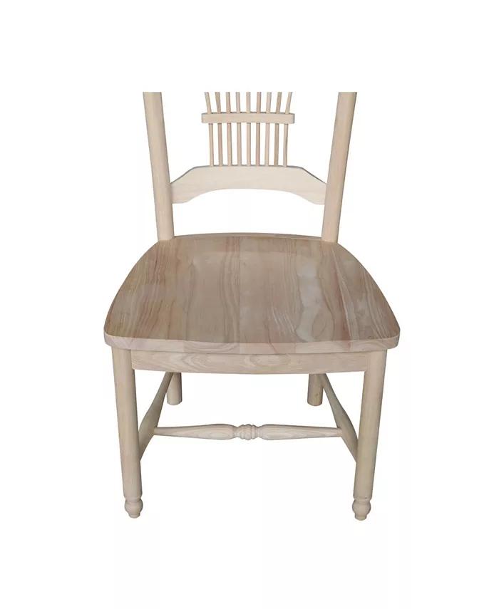 International Concepts Sheafback Chairs Set of 2