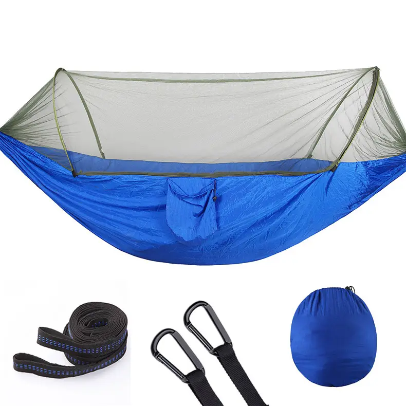 Outdoor camping hammock with Net for Hiking Survival Travel