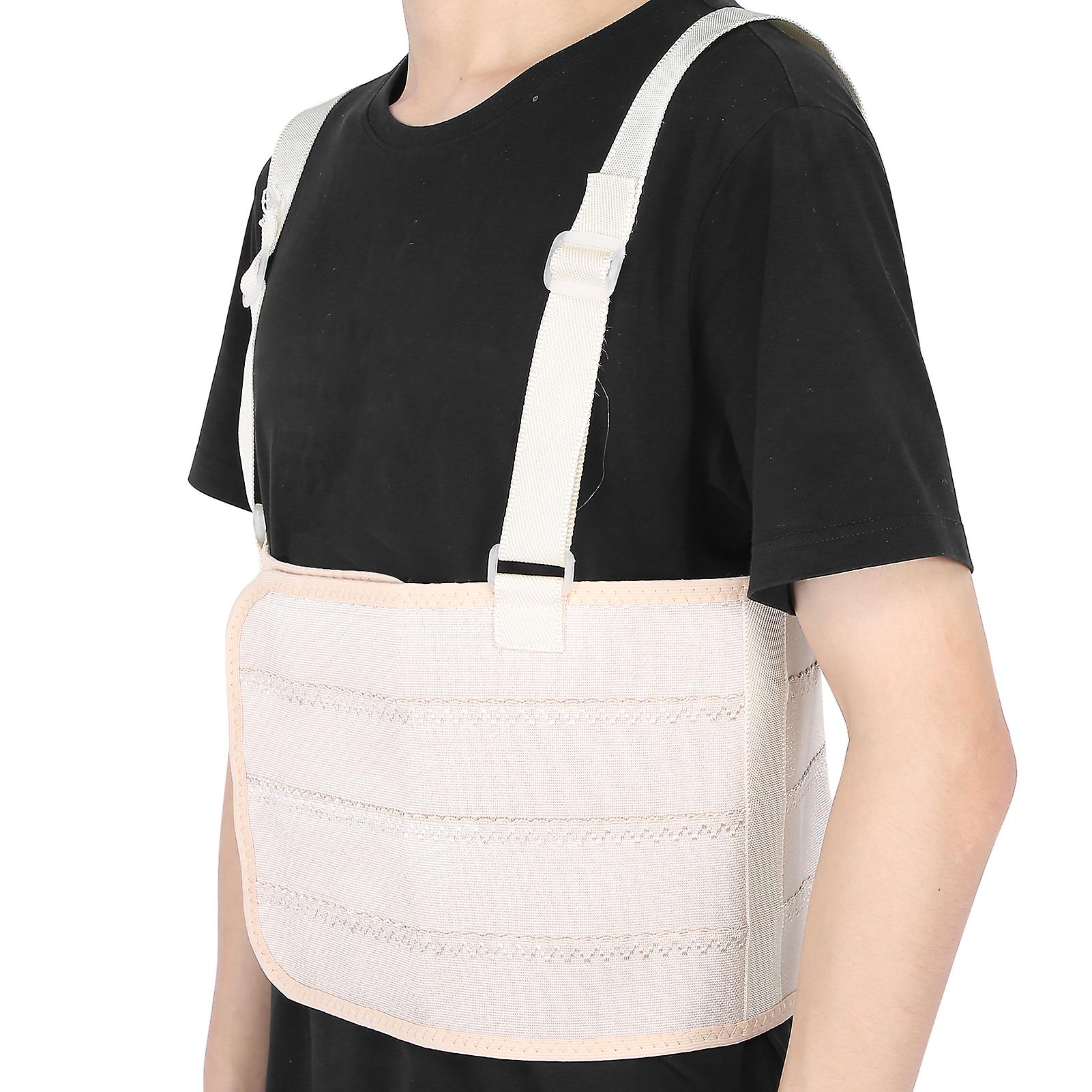 Rib Fracture Strap Adjustable Chest Support Brace Breathable Lumbar Protector Beltxl