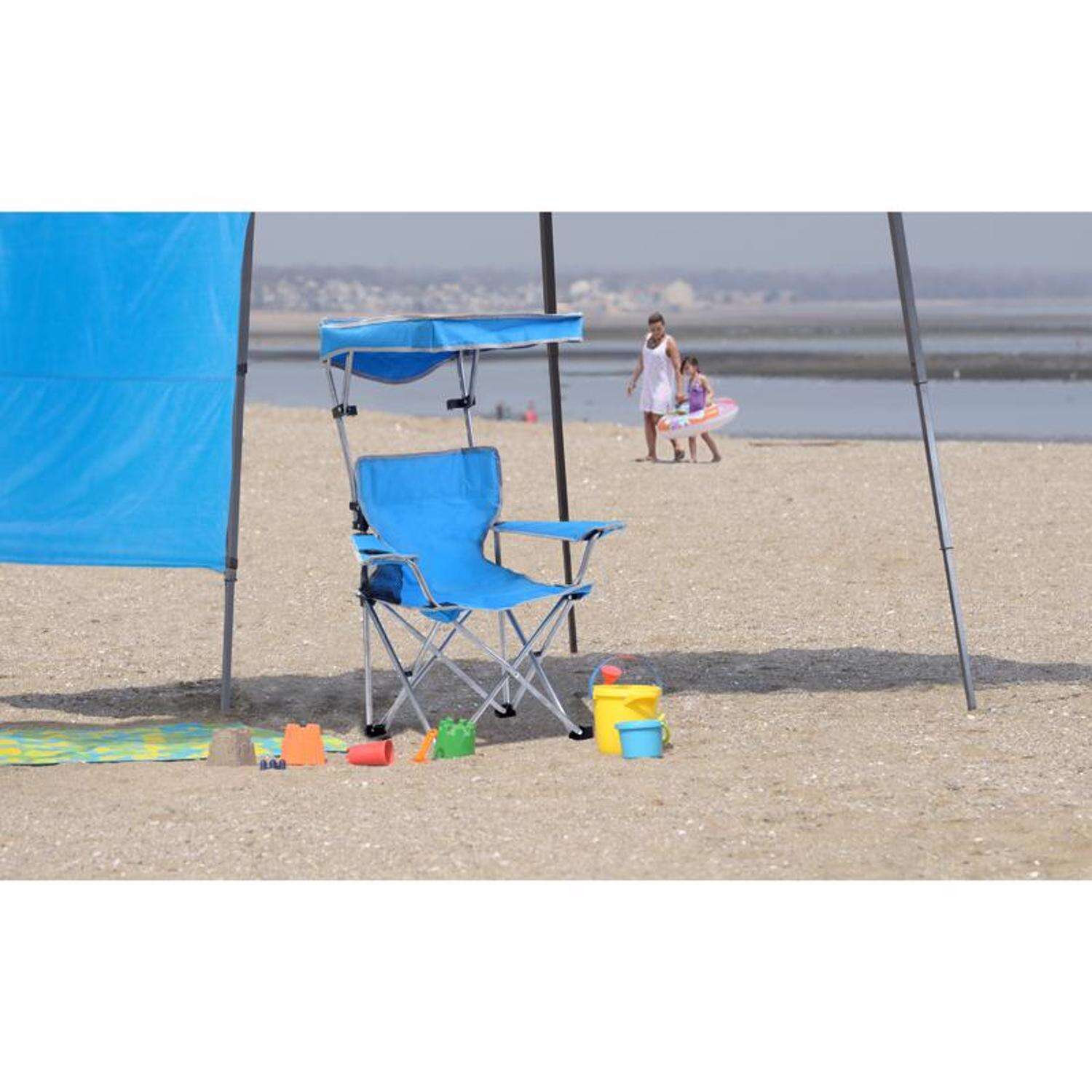 QuikShade Blue Canopy Kids Folding Chair