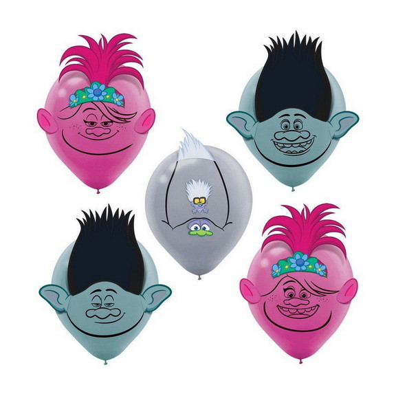 Amscan 644301 Trolls World Tour 12 Balloon Decora...