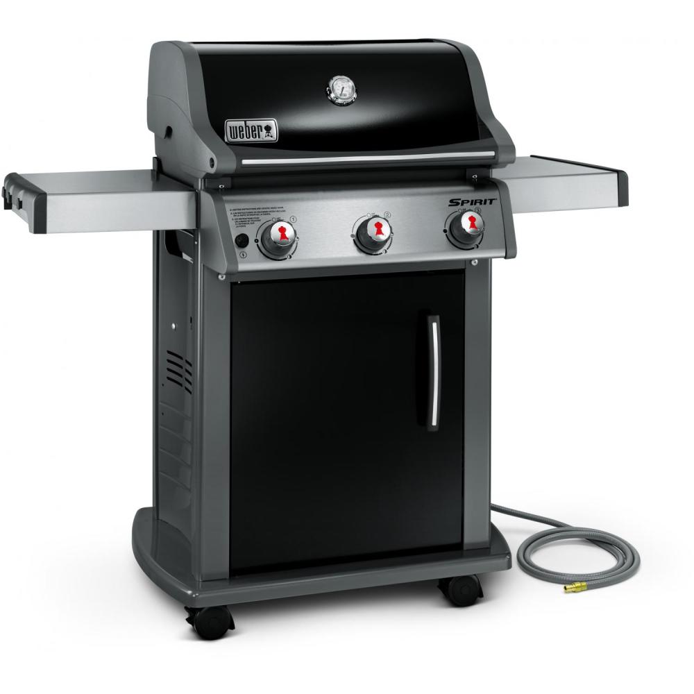 Spirit E-310 3 Burner Black Natural Gas Grill ;