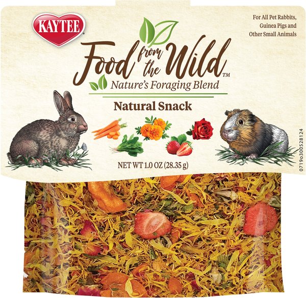 Kaytee Food From the Wild Natural Snack Rabbit Treats， 1-oz bag