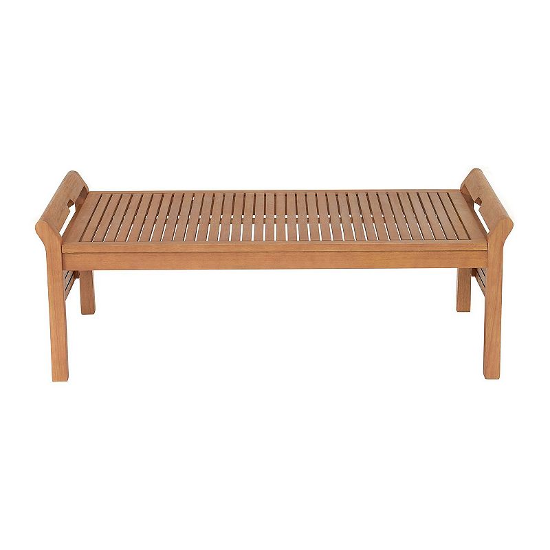 Alaterre Furniture Stamford Patio Rectangle Coffee Table