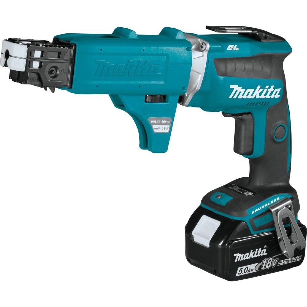 Makita 18V LXT 2pc Combo Kit with Collated Auto Feed Screwdriver Magazine XT255TX2 from Makita