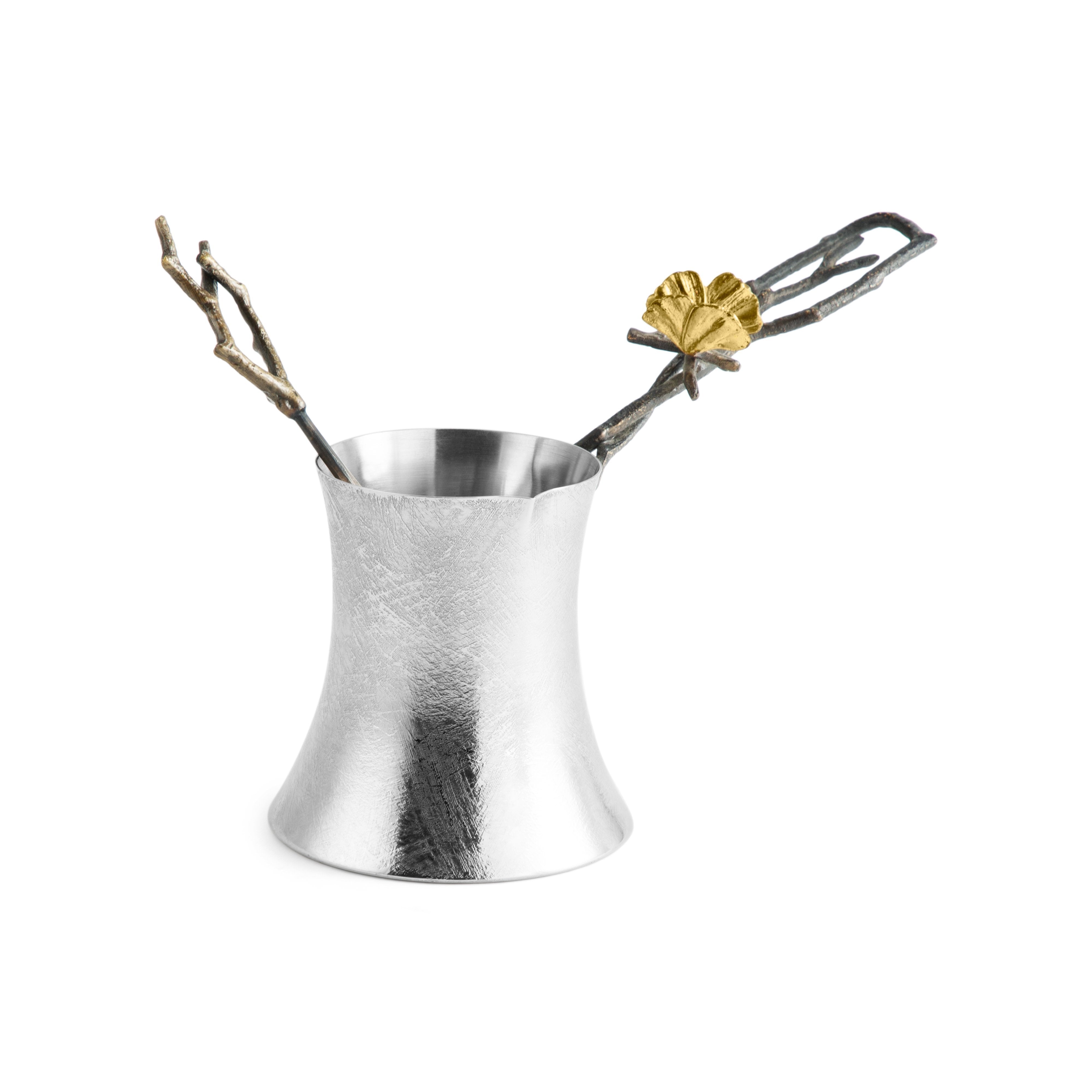 Butterfly Ginkgo Coffee Pot with Spoon