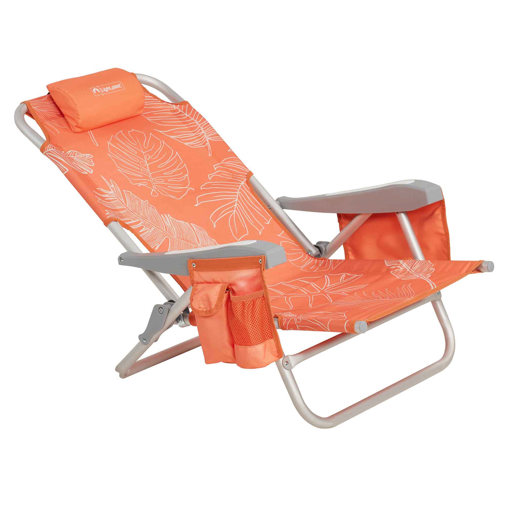 Lightspeed Outdoors ECO Ultimate Backpack Beach Chair – Summer Sunset