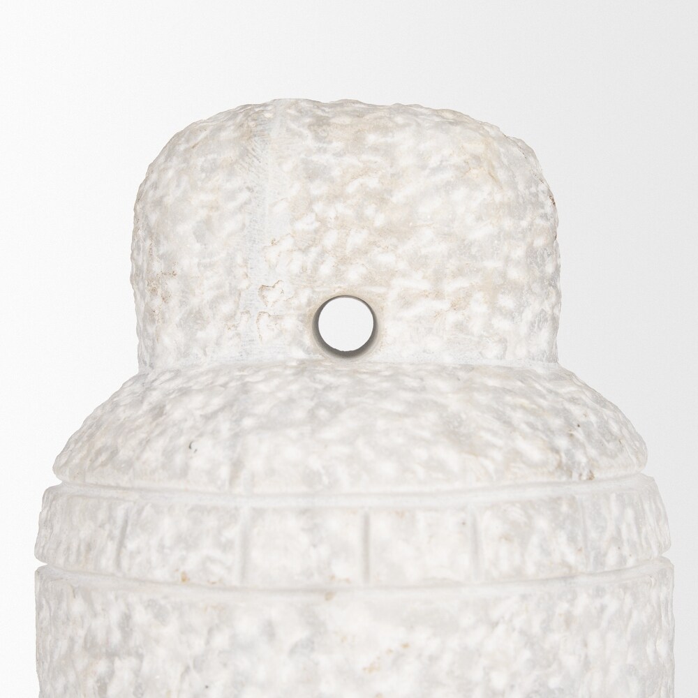 Irina Small White Marble Door Stopper