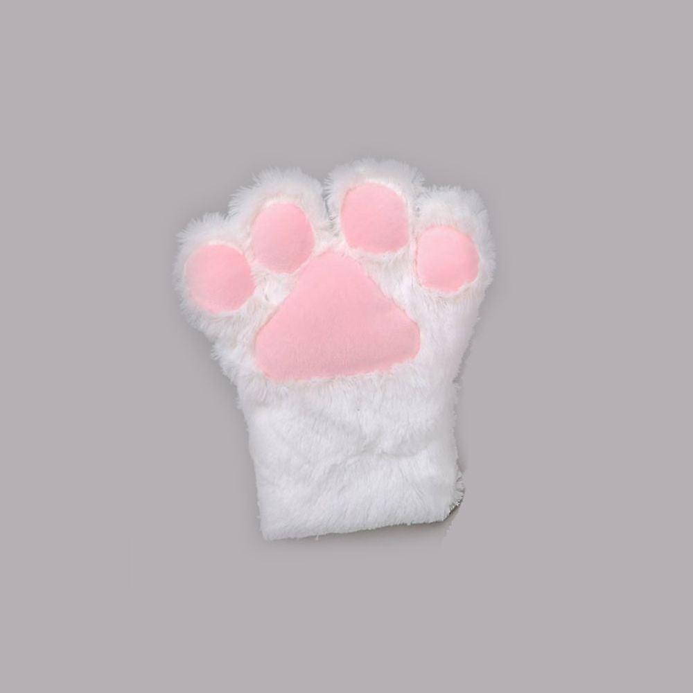 Cat Bear Claw- Anime Cosplay Show， Fluffy Mittens Gloves