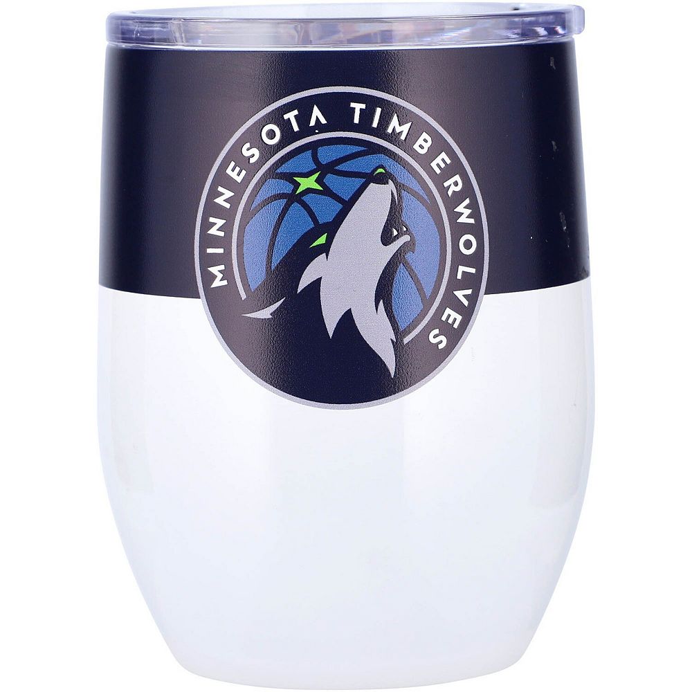 Minnesota Timberwolves 16oz. Colorblock Stainless Steel Curved Tumbler