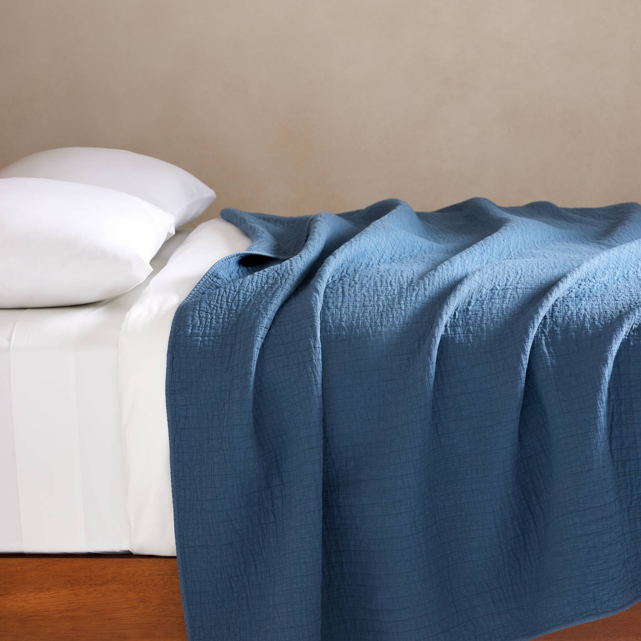 Lightweight Grid Cotton Bed Blanket