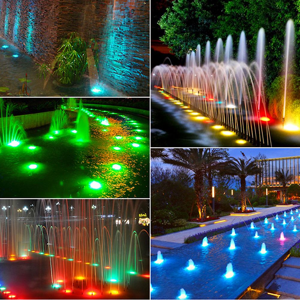 12v 18w Rgb Colorful Led Underwater Light For Swimming Pool， Spa， Hot Spring， And Fountain