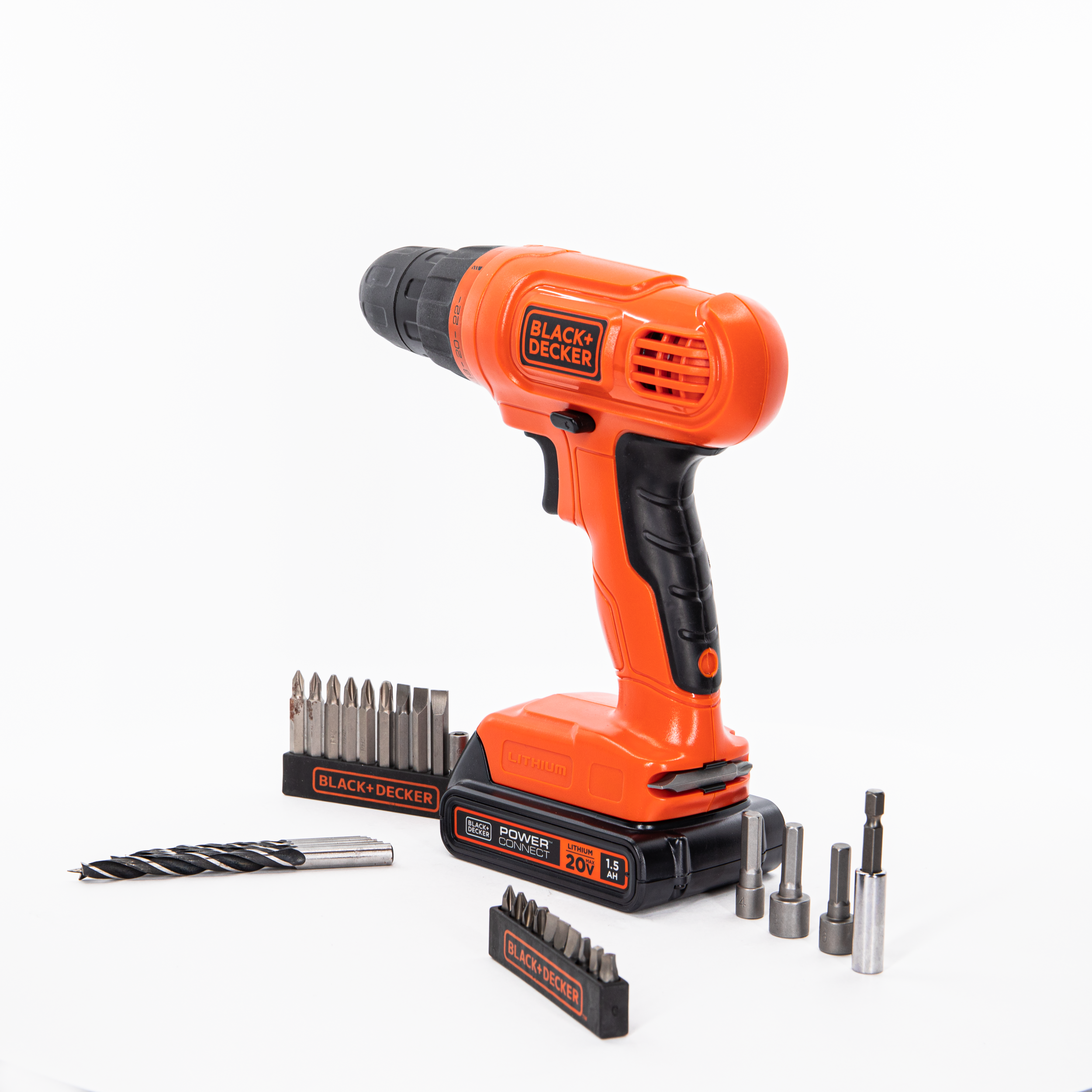 20V MAX* POWERCONNECT™ Cordless Drill/Driver + 30 Pc. Kit